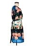 just ginger 100% Polyester Print Blue Cocktail Dress Size M - photo 4