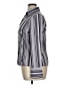 DressBarn Stripes Silver Long Sleeve Blouse Size XL - photo 5