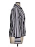 DressBarn Stripes Silver Long Sleeve Blouse Size XL - photo 4