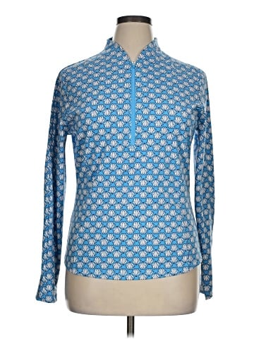 Sigrid Olsen Long Sleeve Polo (view 1)