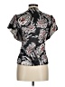 BCBGMAXAZRIA Black Short Sleeve Blouse Size M - photo 2