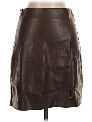 Old Navy Faux Leather Skirt (view 1)