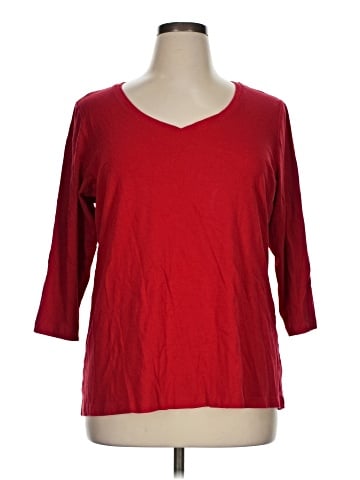 St. John's Bay 3/4 Sleeve T-Shirt (view 1)