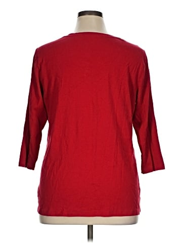 St. John's Bay 3/4 Sleeve T-Shirt (view 2)