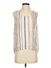 Garnet Hill Ivory Sleeveless Blouse Size 4 - photo 1