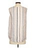 Garnet Hill Ivory Sleeveless Blouse Size 4 - photo 2