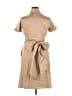 Talbots Solid Tan Casual Dress Size 14 - photo 2