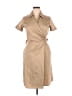 Talbots Solid Tan Casual Dress Size 14 - photo 1