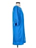 Everly Solid Blue Casual Dress Size S - photo 4