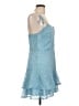 Alice + Olivia 100% Polyester Blue Cocktail Dress Size 12 - photo 4