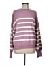 Assorted Brands Stripes Purple Pullover Sweater Size L - photo 1