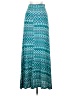 B_envied Chevron-herringbone Teal Casual Skirt Size S (estimated) - photo 2