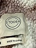 Stoosh 100% Polyester Plaid Ivory Faux Fur Jacket Size M - photo 6