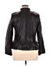 Halogen 100% Leather Black Leather Jacket Size XL Petite - photo 2
