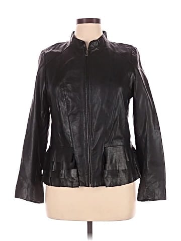 Halogen Leather Jacket (view 1)