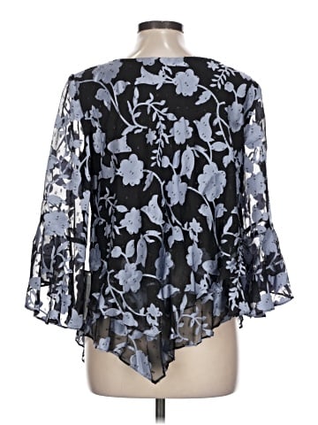Alex Evenings 3/4 Sleeve Blouse (view 2)