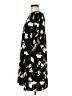 Halogen 100% Polyester Print Black Casual Dress Size M - photo 5