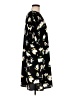 Halogen 100% Polyester Print Black Casual Dress Size M - photo 4