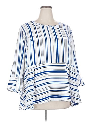 Catherines 3/4 Sleeve Blouse (view 1)