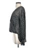 ALLSAINTS Silver Long Sleeve Blouse Size S - photo 5