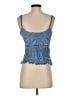 Pharaoh 100% Rayon Blue Sleeveless Top Size 0 - photo 2