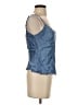 Pharaoh 100% Rayon Blue Sleeveless Top Size 0 - photo 4