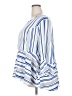 Catherines 100% Polyester Stripes Blue 3/4 Sleeve Blouse Size 2X - photo 5