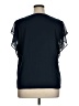 Dantelle Blue Short Sleeve Top Size XL - photo 2