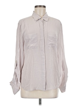 Ann Taylor Long Sleeve Silk Top