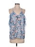 Lovers + Friends 100% Polyester Blue Sleeveless Blouse Size S - photo 1