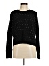 Intermix Polka Dots Black Wool Pullover Sweater Size M - photo 1
