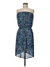 Express 100% Polyester Paisley Blue Cocktail Dress Size M - photo 1