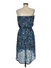 Express 100% Polyester Paisley Blue Cocktail Dress Size M - photo 2