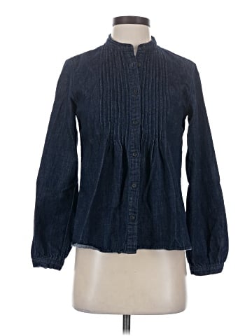 Ines de la Fressange for Uniqlo Long Sleeve Blouse (view 1)
