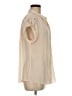 Leifsdottir Ivory Short Sleeve Blouse Size 6 - photo 4
