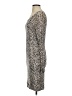 BCBGMAXAZRIA Animal Print Silver Cocktail Dress Size S - photo 5