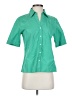 Talbots Green Short Sleeve Blouse Size 4 - photo 1