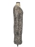 BCBGMAXAZRIA Animal Print Silver Cocktail Dress Size S - photo 4