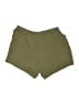 Old Navy 100% Viscose Solid Green Khaki Shorts Size S - photo 2
