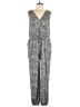 Assorted Brands Animal Print Silver Jumpsuit Size L - photo 1