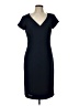 Evan Picone 100% Polyester Solid Blue Casual Dress Size 10 - photo 1