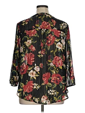 Maurices 3/4 Sleeve Blouse (view 2)