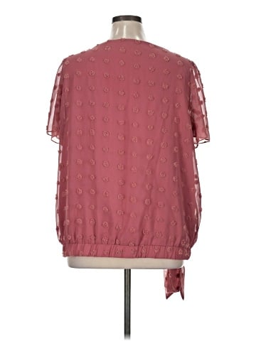 Shein Curve Short Sleeve Blouse (view 2)
