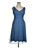 J.Crew Solid Blue Cocktail Dress Size 14 - photo 1