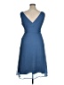 J.Crew Solid Blue Cocktail Dress Size 14 - photo 2