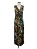 Jones Studio Animal Print Teal Cocktail Dress Size S - photo 1
