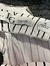 Lena Gabrielle Stripes Silver Casual Pants Size 8 - photo 7