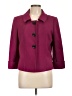 Tahari by ASL Solid Burgundy Coat Size 10 - photo 1