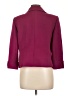 Tahari by ASL Solid Burgundy Coat Size 10 - photo 2