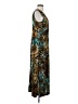 Jones Studio Animal Print Teal Cocktail Dress Size S - photo 4